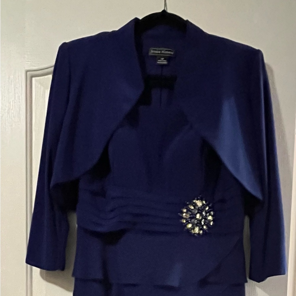 Jessica Howard Dress and jacket Cobalt Blue 10p